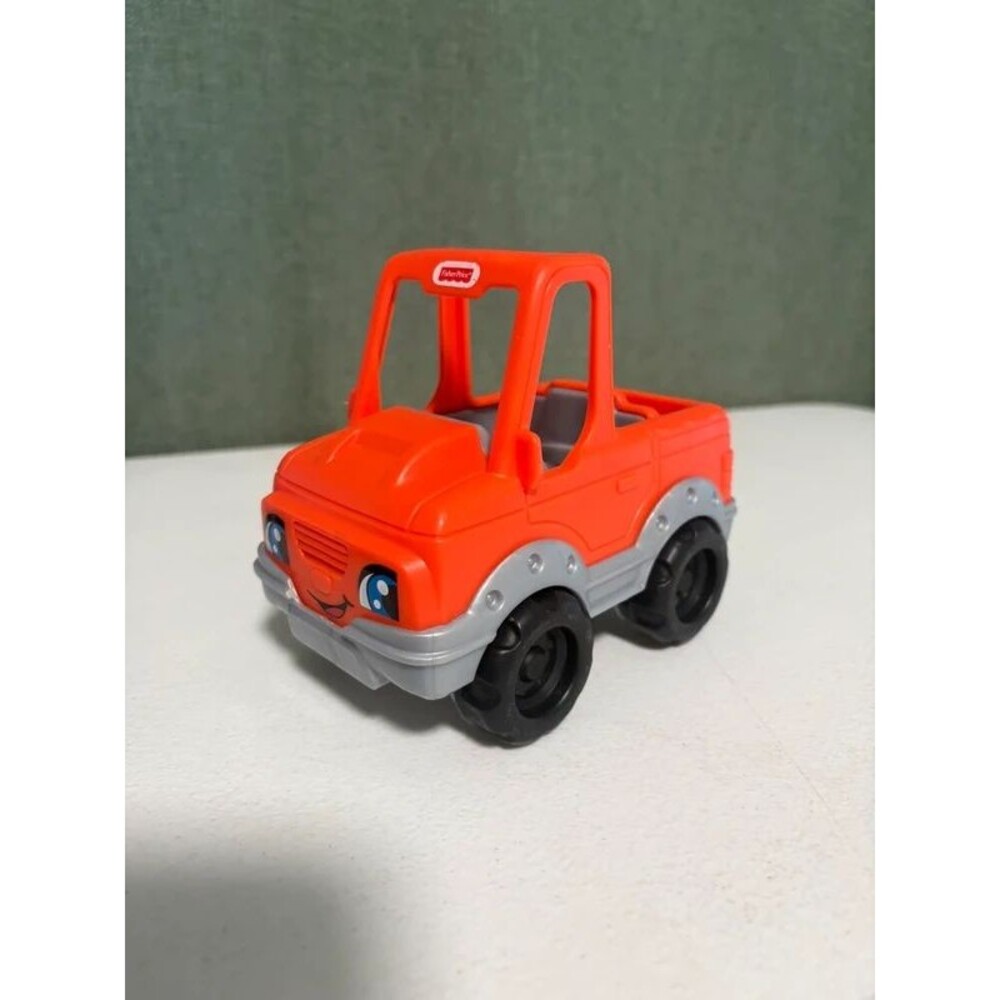Little people orange truck